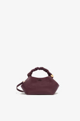 GANNI us Port Royale Small Bou Bag in Burgundy