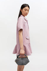 GANNI On Sale Lava Smoke Washed Grey Mini Bou Bag