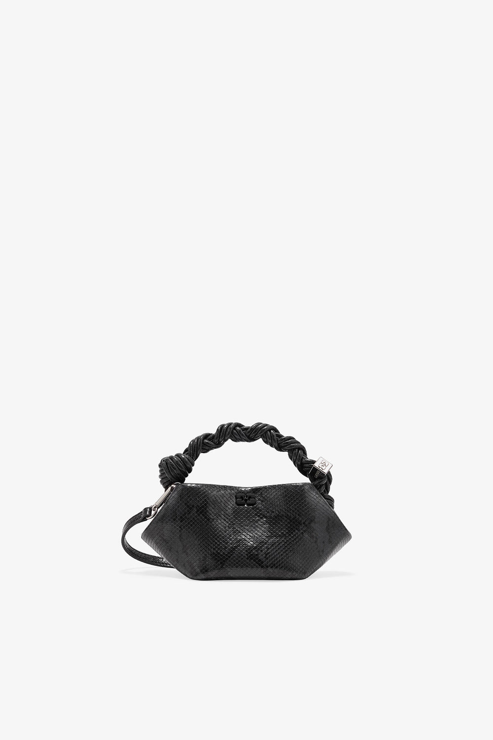 GANNI For Sale Croco Black Snake Mini Bou Bag