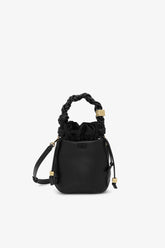 GANNI Online Black Black Mini Bou Bucket Bag