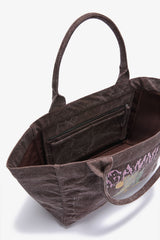 GANNI On Sale Chicory Coffee Brown Medium Western Boot Tote