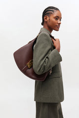 GANNI Hot Sale Chicory Coffee Brown Small Kat Bag