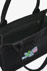 GANNI Discount Phantom Black Puppy Large Tote