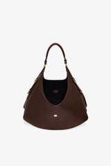 GANNI Hot Sale Chicory Coffee Brown Large Kat Bag