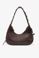 GANNI New Chocolate Torte Brown Medium Laces Hobo Bag