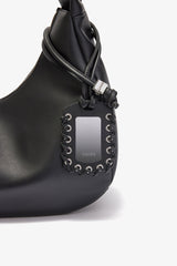 GANNI us Black Black Medium Laces Hobo Bag