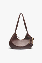 GANNI Hot Sale Seal Brown Brown Medium Hobo Bag