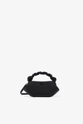 GANNI New Black Black Grained Mini Bou Bag