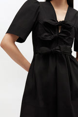 GANNI Discount Cotton Mini Dress