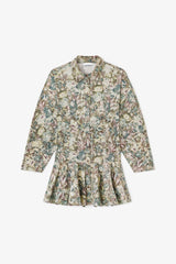 GANNI Sale Tapestry Floral Shirt Dress