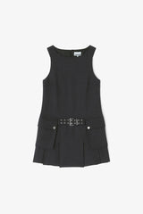 GANNI For Sale Grey Wool Mini Dress