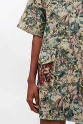 GANNI On Sale Tapestry Kimono Dress