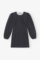 GANNI For Sale Cotton Poplin Open Back Mini Dress