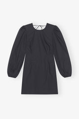 GANNI For Sale Cotton Poplin Open Back Mini Dress