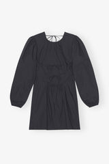 GANNI For Sale Cotton Poplin Open Back Mini Dress