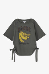 GANNI us Grey Banana T-shirt