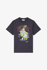 GANNI Sale Black Rose T-shirt