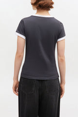 GANNI For Sale Black Cropped Teddy T-shirt