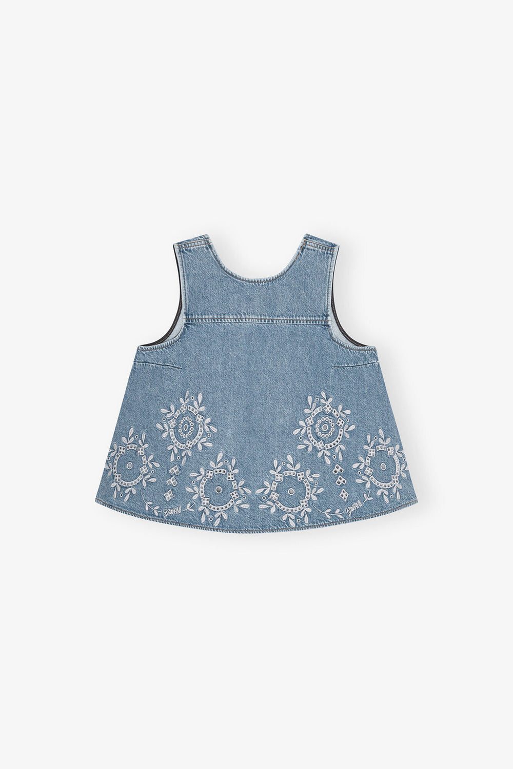 GANNI us Broderie Anglaise Top