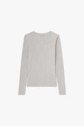 GANNI Online Rib Long-sleeve Top