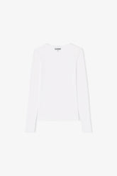 GANNI Sale Rib Long-sleeve Top