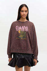 GANNI Online Vintage Wash Sweatshirt