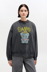 GANNI Discount Vintage Wash Sweatshirt