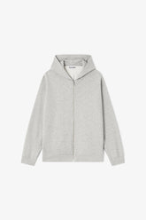 GANNI us Grey Teddy Zip Hoodie