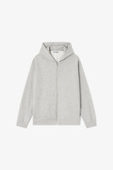 GANNI us Grey Teddy Zip Hoodie