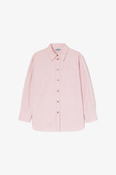 GANNI Sale Pink Stripe Shirt