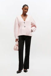 GANNI Discount Pink Wool Blazer