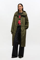 GANNI New Nylon Parka Coat