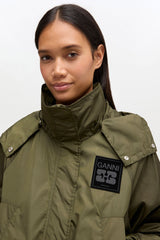 GANNI New Nylon Parka Coat