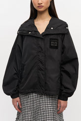 GANNI us Black Nylon Jacket