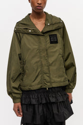 GANNI Online Green Nylon Jacket