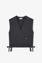 GANNI Outlet Classic Wool Vest