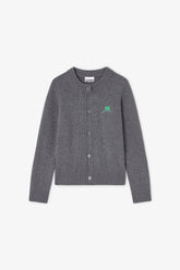GANNI Sale Grey Wool Mix Cardigan