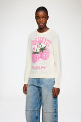 GANNI On Sale Sweater in Graphic Wool