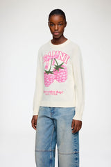GANNI On Sale Sweater in Graphic Wool