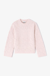 GANNI Outlet Cotton Wool Bubble Sweater