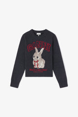 GANNI Discount Graphic Wool Sweater
