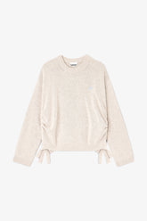 GANNI Hot Sale Beige Wool Mix Sweater