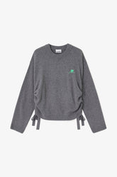 GANNI us Grey Wool Mix Sweater