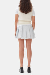 GANNI New Ivory Tie String Vest