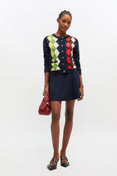 GANNI Discount Cashmere Wool Mini Skirt
