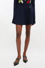 GANNI Discount Cashmere Wool Mini Skirt