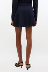 GANNI Discount Cashmere Wool Mini Skirt