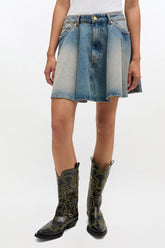 GANNI On Sale Tint Rigid Denim Skirt