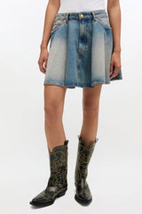 GANNI On Sale Tint Rigid Denim Skirt
