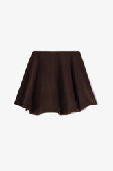GANNI us Peacoat Wool Circle Skirt